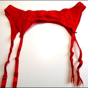 Victoria’s Secret Red Garter Belt